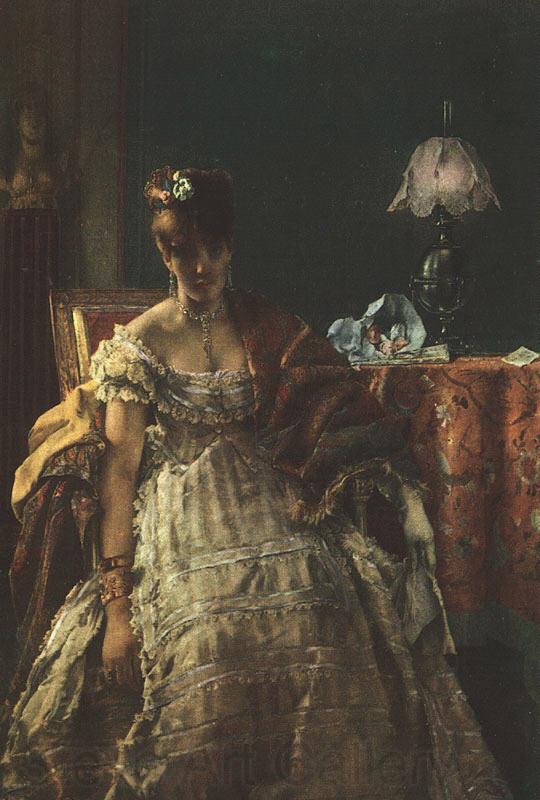 Alfred Stevens The Desperate Woman Spain oil painting art